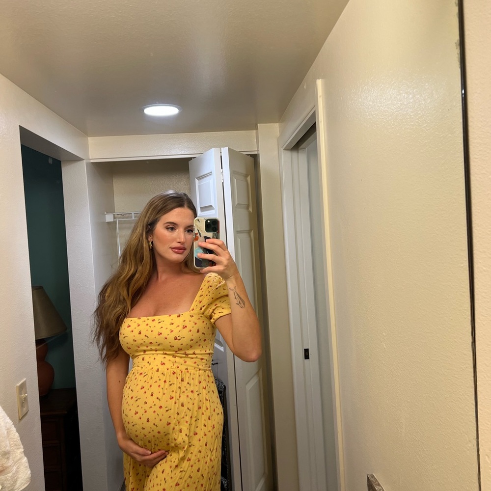 Yellow Floral Reformation Dress